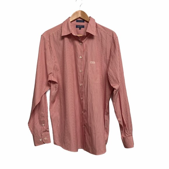 Faconnable Other - Faconnable XL Striped Button Up Long Sleeve Shirt